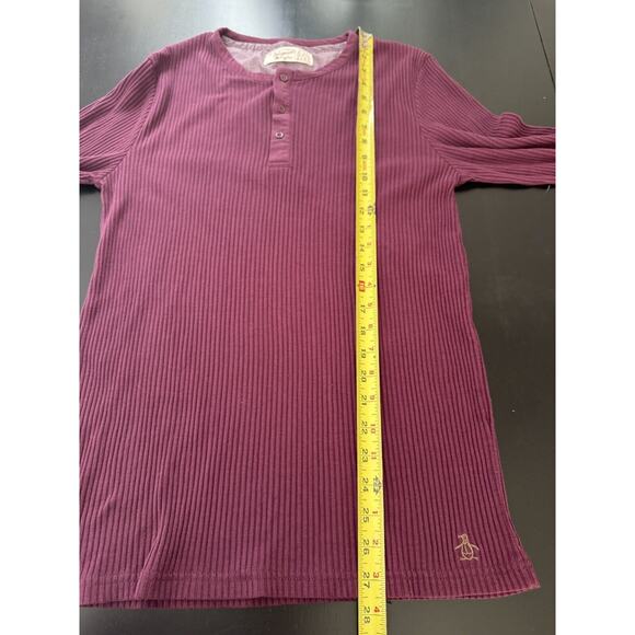 Original Penguin 2 PC Lounge Pajama Set Men’s Medium Long Sleeve Tee Pants - Picture 11 of 12